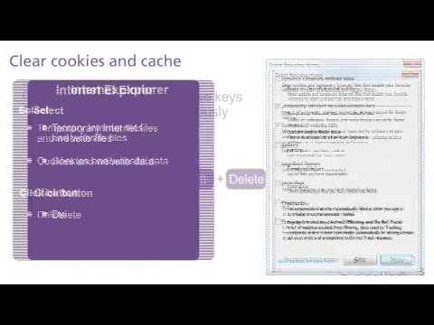 Clear Cache and Cookies Clear Cache and Cookies