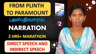 DIRECT AND INDIRECT SPEECH FOR SSC | NARRATION | CLASS 2 | COMPLETE BASICS IN TAMIL #CWJSSC