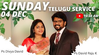 S.O.W. Church - Sunday Service Live | 04th Dec 2022 | Pastor. Divya David | Pastor. David Raju