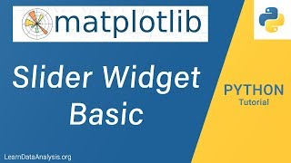 How to create a Slider using matplotlib library in Python | Python Data Visualization