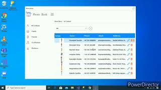 Phonebook system Database plus SQL Server