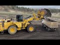 caterpillar 992g wheel loader loading trucks with 1 pass sotiriadis labrianidis mining