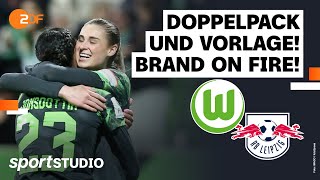 VfL Wolfsburg – RB Leipzig | Frauen-Bundesliga, 15. Spieltag Saison 2023/24 | sportstudio