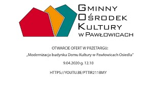 Przetarg DKO Osiedle Pawłowice