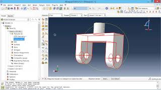 Partition chi tiết phức tạp  và chia lưới bằng phần tử hình hộp 6 mặt trong Abaqus