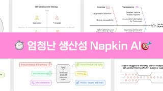 🚀 생산성 극대화! Napkin AI 📈 인포그래픽 차트와 보고서를 한 번에!