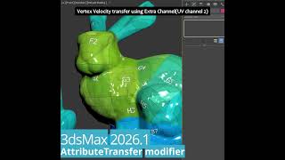 #3dsMax 2026.1 - New Attribute Transfer Modifier