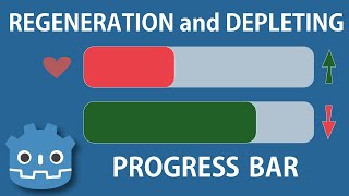 Godot : Dynamic Progress Bars (Regeneration & Depletion Over Time)