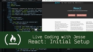 React: Initial Setup - Live Coding with Jesse