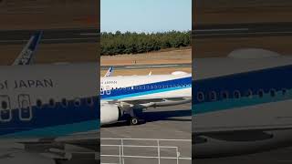 📱ANA298便（A320） 左エンジン控えめな💭꒰( ՞•֊•՞ )꒱  鳥取砂丘コナン空港 2025年1月18日