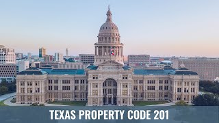 1-24-23 Texas Property Code 201