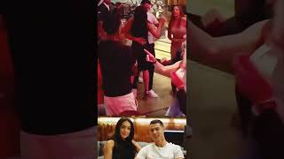 Ronaldo dancing with wife Georgina Rodriguez 🎊🥰 #ronadlo #trending #shorts #football #cr7