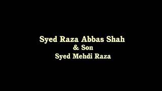Syed raza abbas shah new noha 2020-2021.