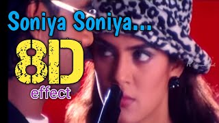Soniya Soniya || 8D || Surrounding Effect Song || USE HEADPHONES 🎧 || Ratchagan || AR RAHMAN 😇👈😇🎉🔥💕