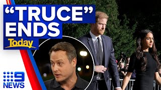 Reports Prince Harry and Meghan want to leave the UK ‘imminently’ | 9 News Australia