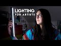 LIGHTING for artists ✶ painting // filming // color temp