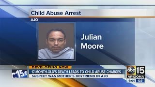 17-month old’s death leads to child abuse charges