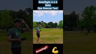 Betaflight 4.4.0 Beta GPS Rescue Test = Amazing!