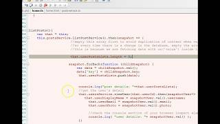 Firebase with Ionic2 Tutorial -26 - foreach loop in ionic2