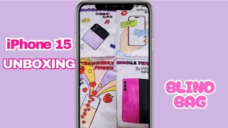 [🍒paper diy🍒] iPhone 15 pro unboxing! | ASMR 애플 아이폰