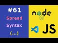 JavaScript for Beginners #61 Spread Syntax