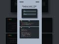 The SMARTEST Way to Create a Floating Label Form #shorts #html #css #webdevelopment #coding