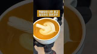 라떼아트 핸들링 제대로 하는 방법! | How to properly handle latte art!