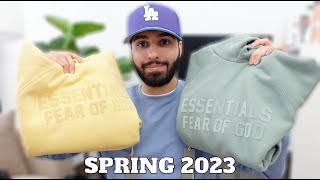 FEAR OF GOD ESSENTIALS SPRING COLLECTION 2023 REVIEW AND SIZING