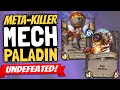 META-KILLER MECH PALADIN!! Destroying Face Hunter & More! | Descent of Dragons | Hearthstone