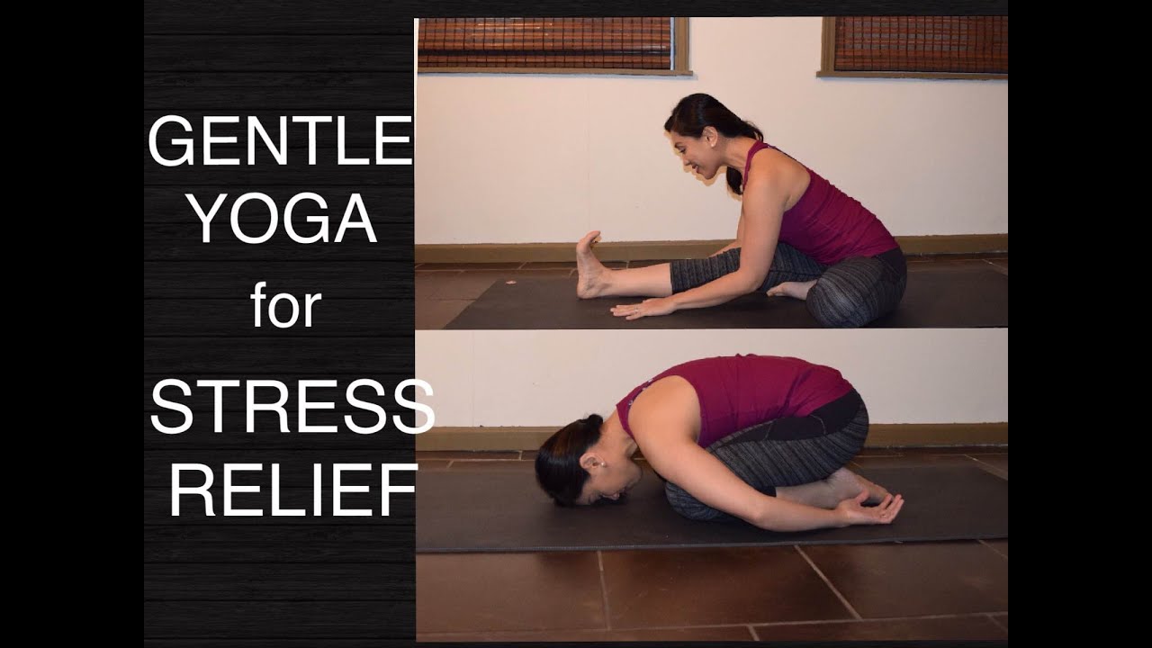 30 Minute Gentle Yoga Flow & Stretch For Stress Relief And Deep ...