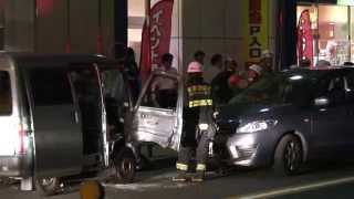 東村山　府中街道　自動車事故