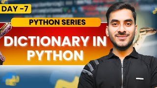 Python Dictionary Explained | Key-Value Pairs, Methods & Practice Questions | Day 7 | Python Series