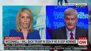 Bill Cassidy on whether Trump is fit to be president again 'He'll be 78 years old.' #ouch