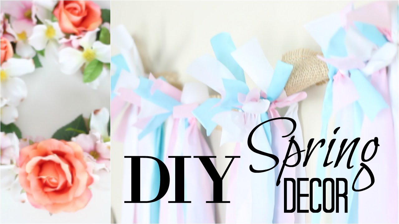 Diy Spring Decor Tutorial Youtube