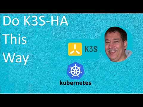 A different way to configure a Kubernetes K3S-HA high availability cluster