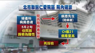 聯醫仁愛院區婦科病人與夫確診 2人收治住院且無醫護人員染疫｜20210613 公視晚間新聞