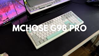 MCHOSE G98 Pro Unboxing + Typing Test