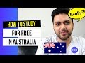 How to study for Free in Australia | Scholarships for international students