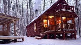 Log cabin build in the Canadian winter north,what a journey,it’s only a start,new log cabin coming.￼