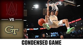 Alabama A\u0026M vs. Georgia Tech Condensed Game | 2024-25 ACC Men's Basketball