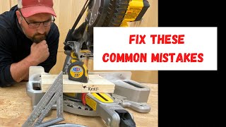 Make more Accurate Cuts | 3 Common Beginning Woodworker Mistakes