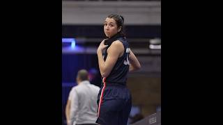 CAROLINE PLAYED BASKETBALL TODAY! #edit #uconnwbb #uconn #carolineducharme #paigebueckers #fyp