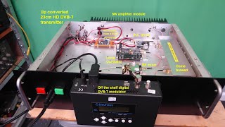 How to build your own 23cm band  digital amateur TV transmitter using off the shelf parts, EXTENDED.