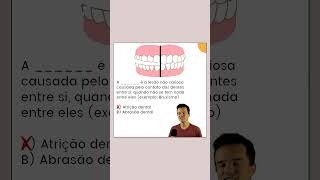 Lesões Não Cariosas em 1 minuto! - Abfração, Atrição, Abrasão e Erosão Dental