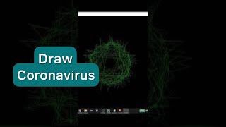 Draw Coronavirus with Python #Shorts
