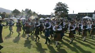 Crieff asbpresentations -  ' Massed Pipe Bands' Crieff. 21st Aug. 2022