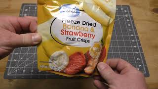 Great Value Freeze Dried Banana \u0026 Strawberry Fruit Crisps