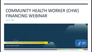 CHW Financing Webinar