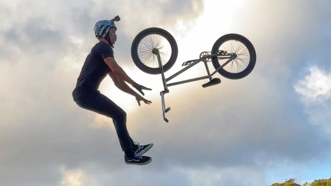 LEARNING A NEVER BEFORE DONE BMX TRICK! - YouTube