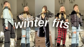 WINTER OUTFIT INSPO | 20+ cute and comfy school and at home fits